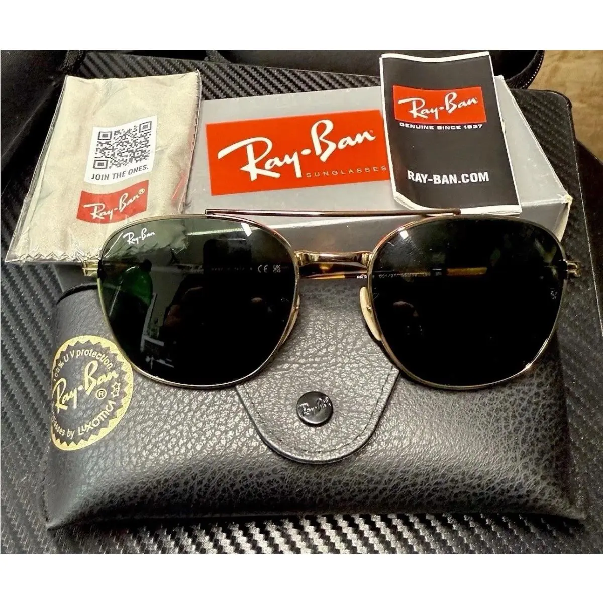 Ray-ban Sunglasses RB3688 55 Arista Chromance Crystal Brown Contrast Enhanced Ne