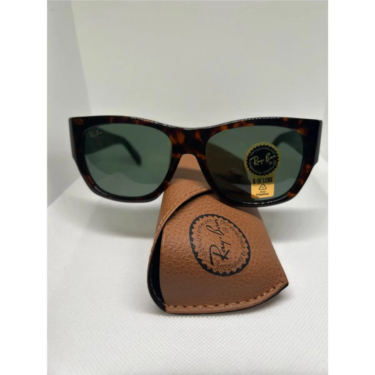 Ray-ban Nomad Dark Green Lens Havana Frame Unisex Sunglasses RB2187 902/31 54-17