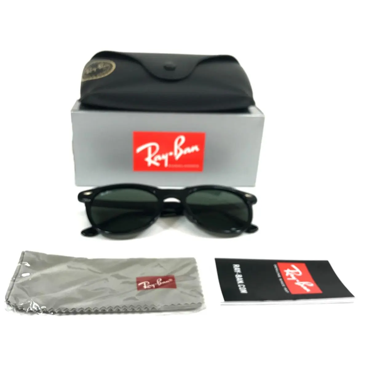Ray-ban Sunglasses RB2398F Eagleeye 901/31 Black Asian Fit Frames w G-15 Lenses by Ray-Ban