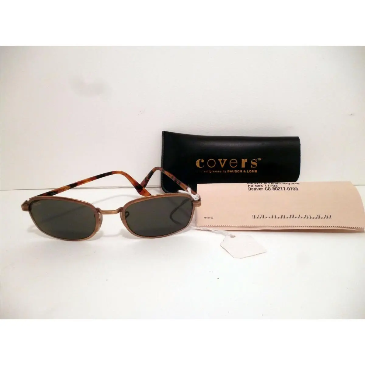 B L Ray-ban W2849 Nyas Brown Tortoise Matte Gold G-15 Lens Nos 1990`s Sunglasses