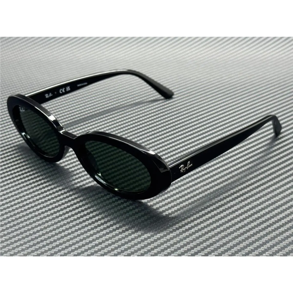 Ray Ban RB2223 901 31 Black Green Unisex 54 mm Sunglasses