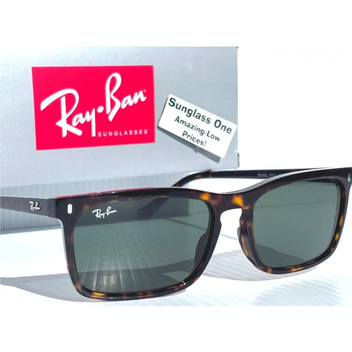 Ray Ban Tortoise Frame Dark Green Lens Sunglass RB 4435 902/31
