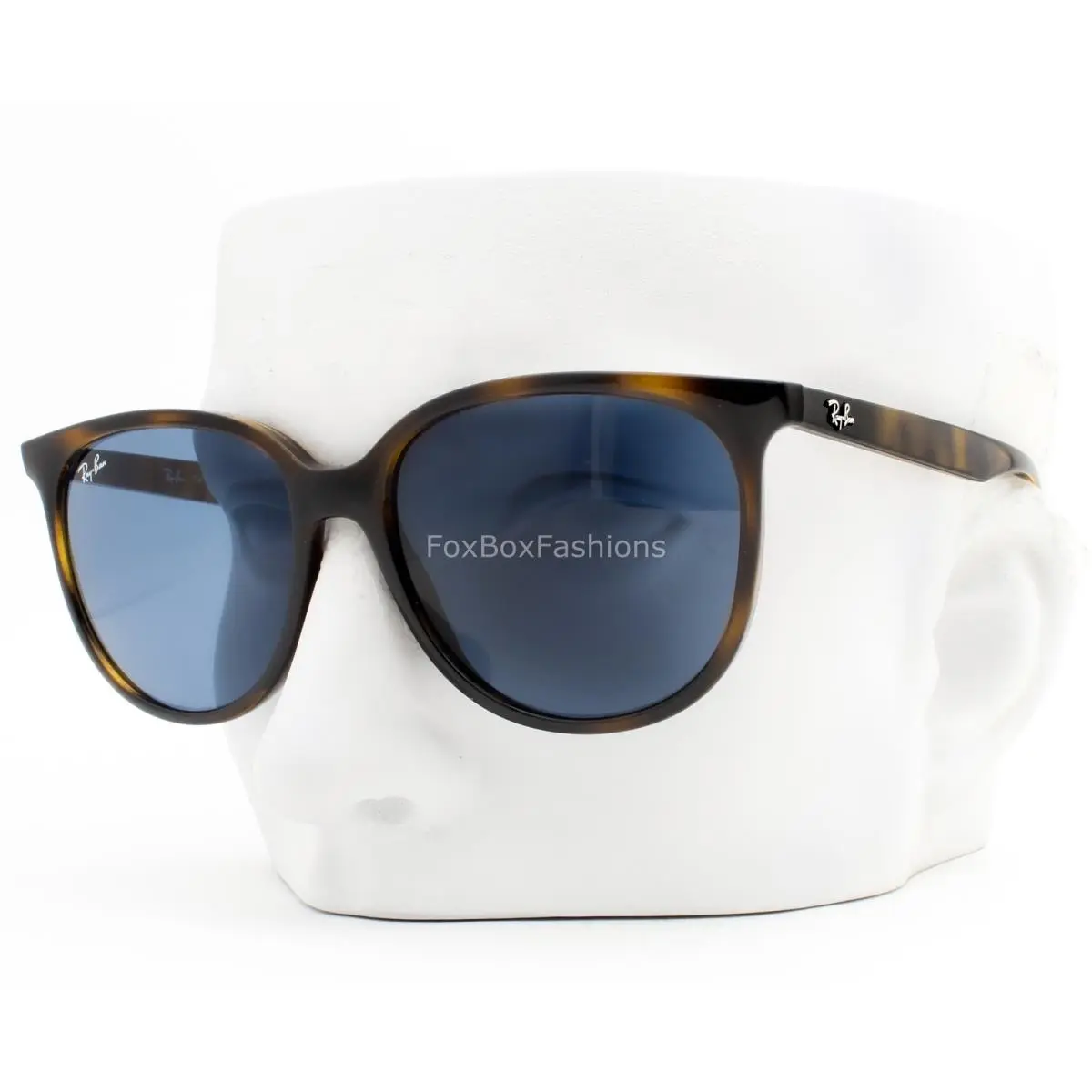 Ray-ban Sunglasses RB 4378 710/80 Polished Brown Havana Blue 54mm with Case by Ray-Ban