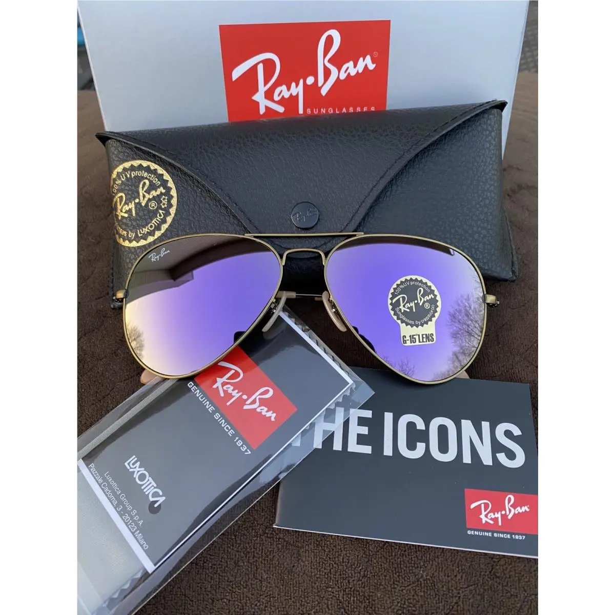 Ray-ban Aviator Classic Pilot RB3025 Sunglasses by Ray-Ban