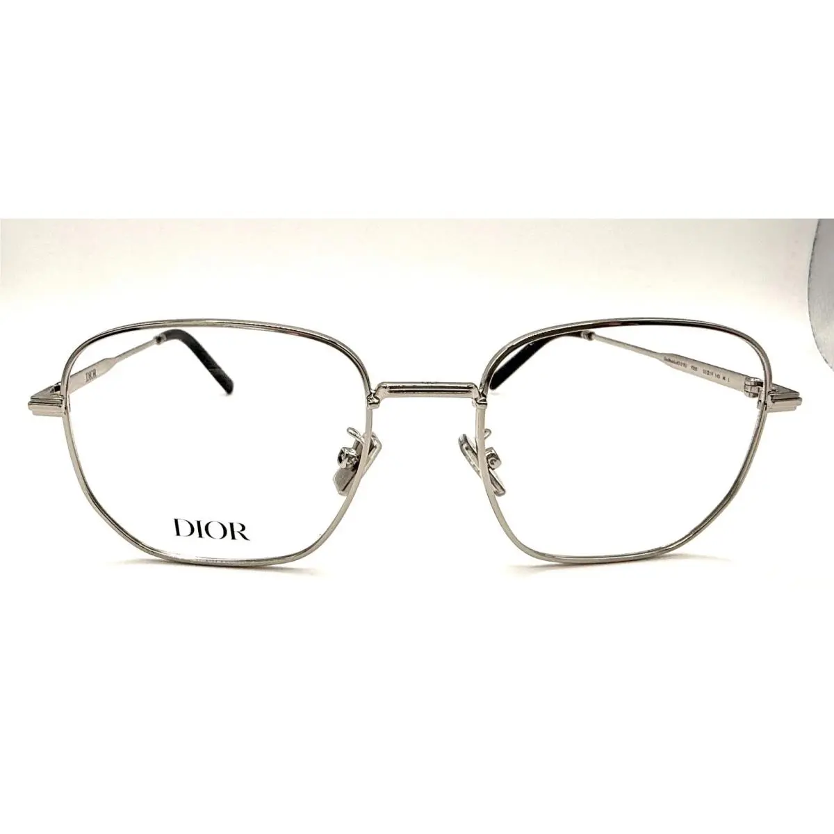 Christian Dior Diorblacksuito S19U F000 Silver Frame Eyewear Eyeglasses 53-19