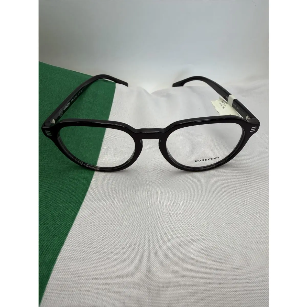 Burberry Eyeglasses Glasses Archie BE 2368 Polished Black W/case 54-19-150