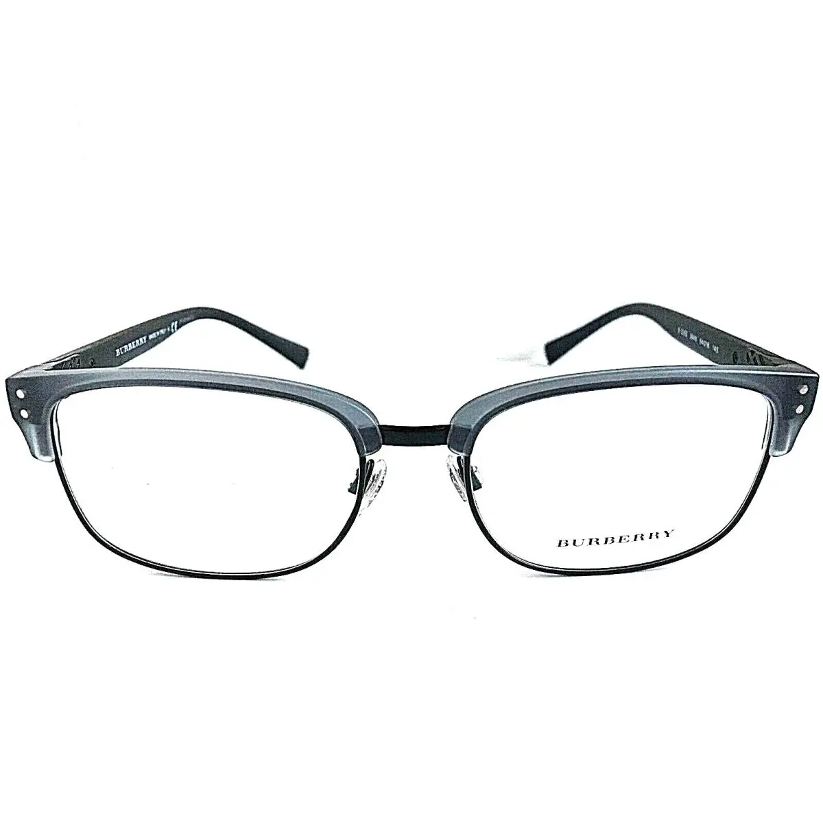 Burberry 53223640 54mm Grey Black Men`s Eyeglasses Frames