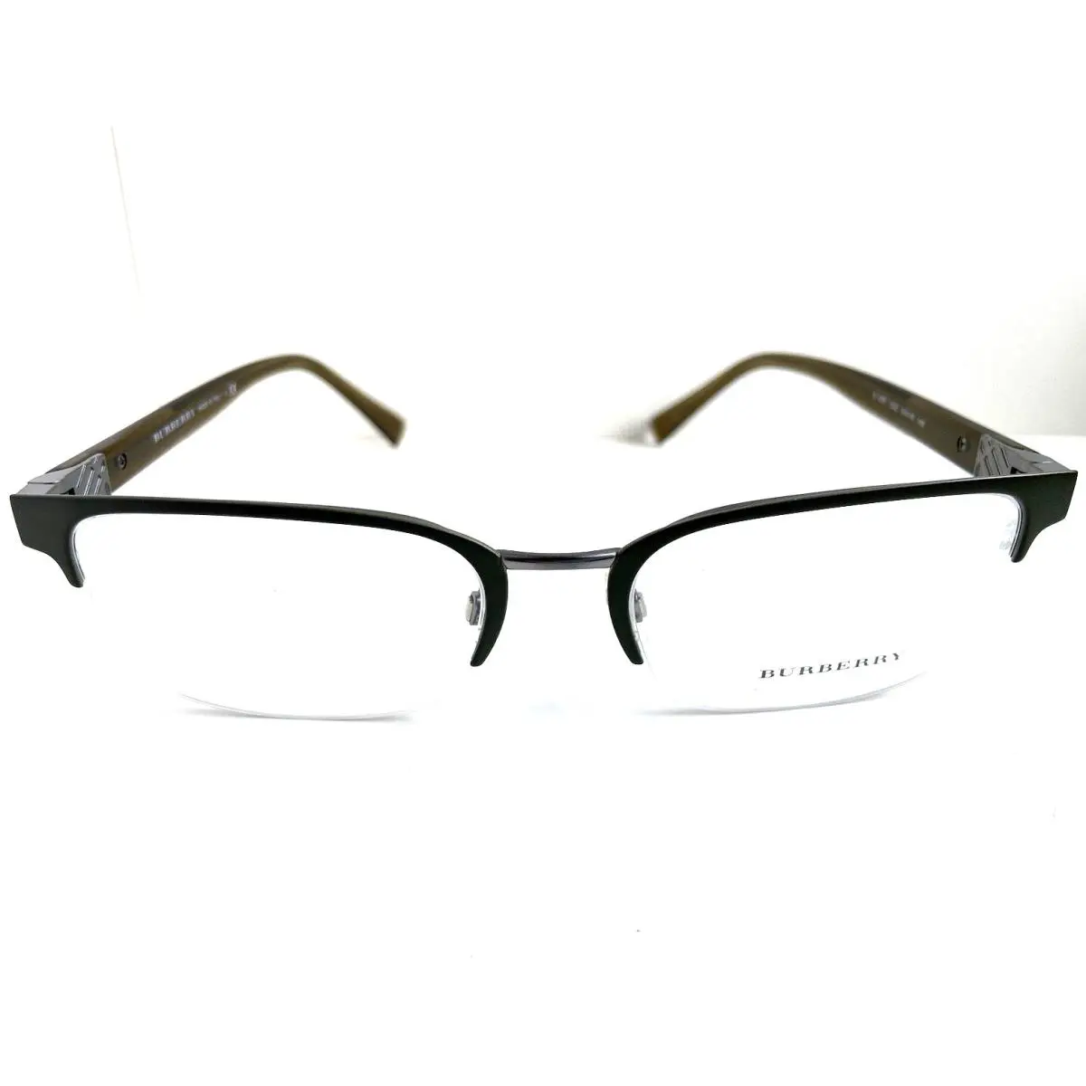 Burberry 1308 1222 54mm Olive Rx-able Men’s Eyeglasses Frame Italy