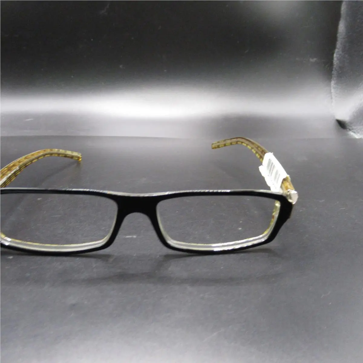 Burberry 8369 05M4 Black Check Rectangular Eyeglass Frames 53-14-130 Italy