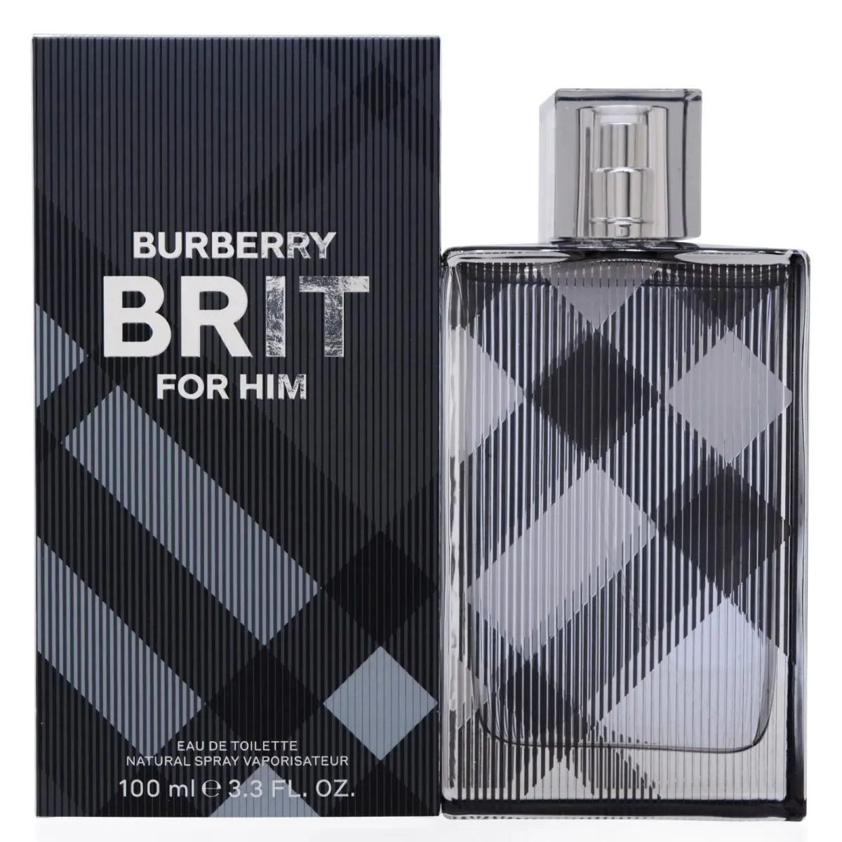 Burberry Brit Edt Spray 3.3 Oz For Men