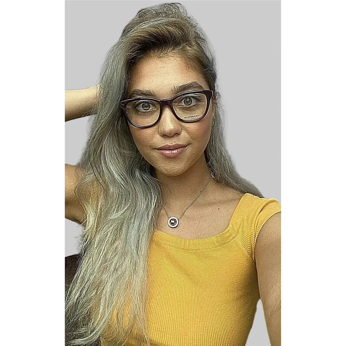 Burberry B 452145 3424 51mm Burgundy Women`s Eyeglasses Frame