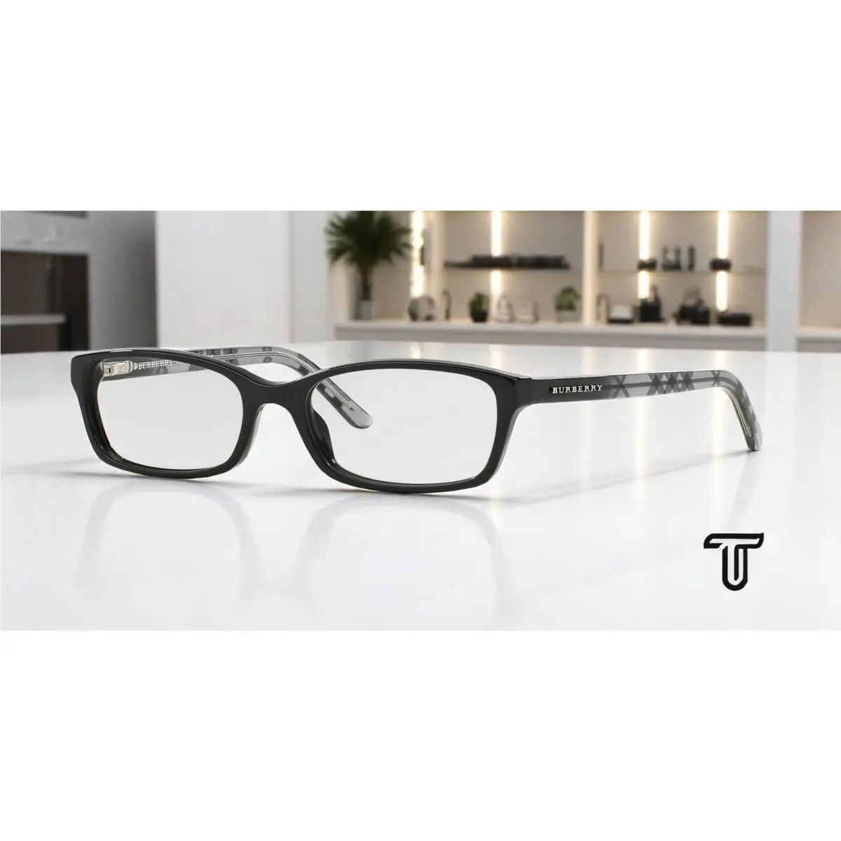 Burberry BE2073-3164 Black Demo Lens 53 mm Women`s Eyeglasses