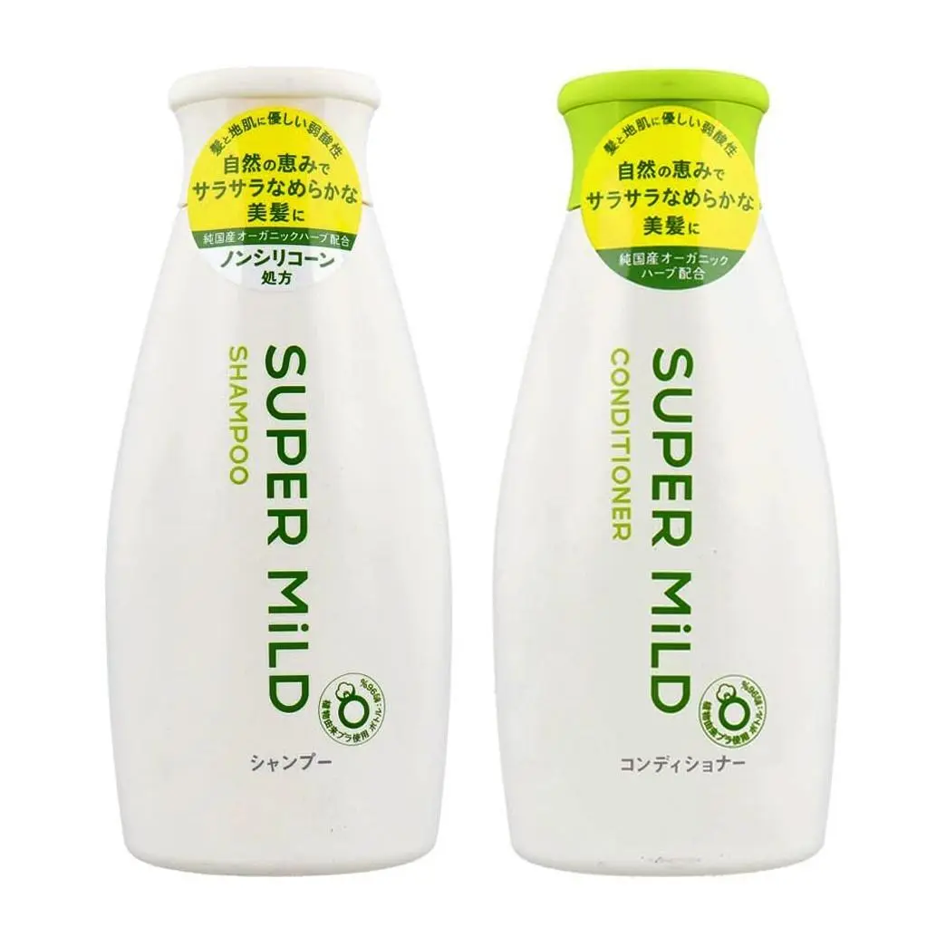 Shiseido Super Mild Hair Shampoo Conditioner Fresh Edition in Bottle 220ml/ea