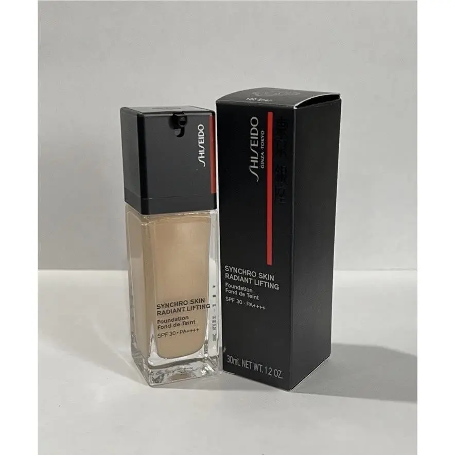 Shiseido Syncro Skin Radiant Foundation 160 Shell Spf 30 P++++ 30ml/1oz Box