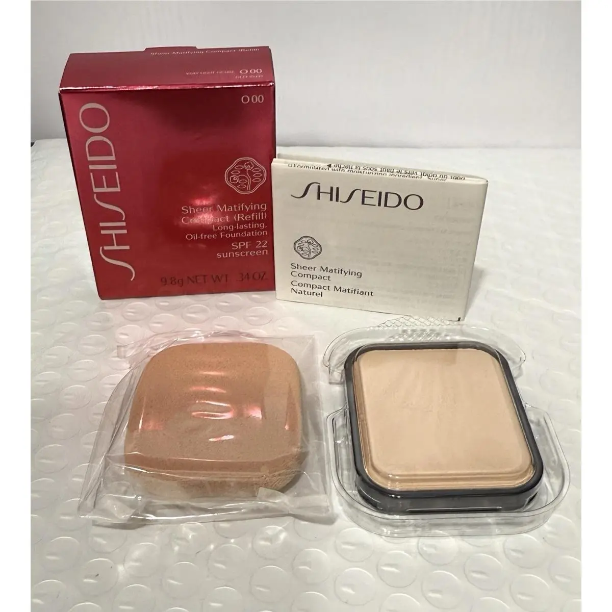 Shiseido Sheer Matifying Compact Spf 22 Refill Very Light Ochre O00
