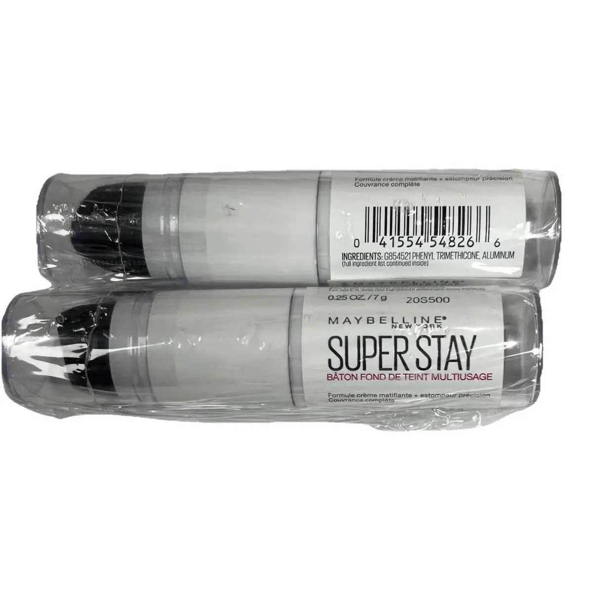 2 Maybelline Superstay Multi-use Foundation Stick 0.25 oz Buff Beige 130