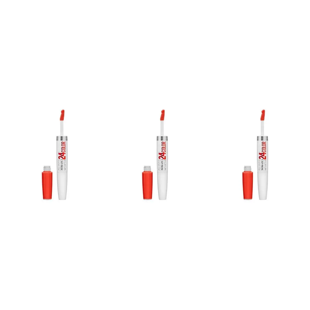Maybelline York Superstay 24 Liquid Lipstick Kit Non-stop Orange 3-Pack