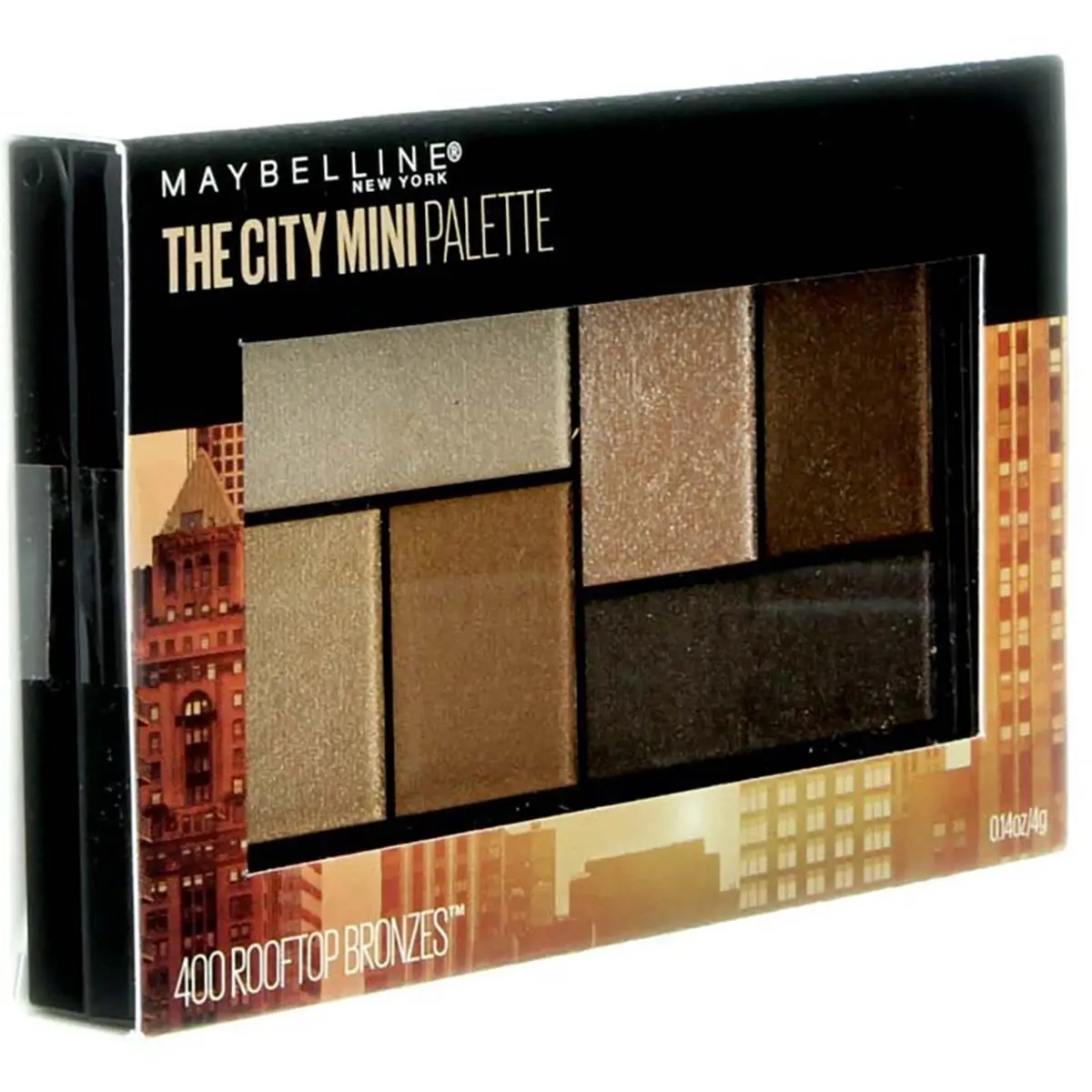 5 Pack  The City Mini Eyeshadow Palette Rooftop Bronzes 0.14 oz by Maybelline