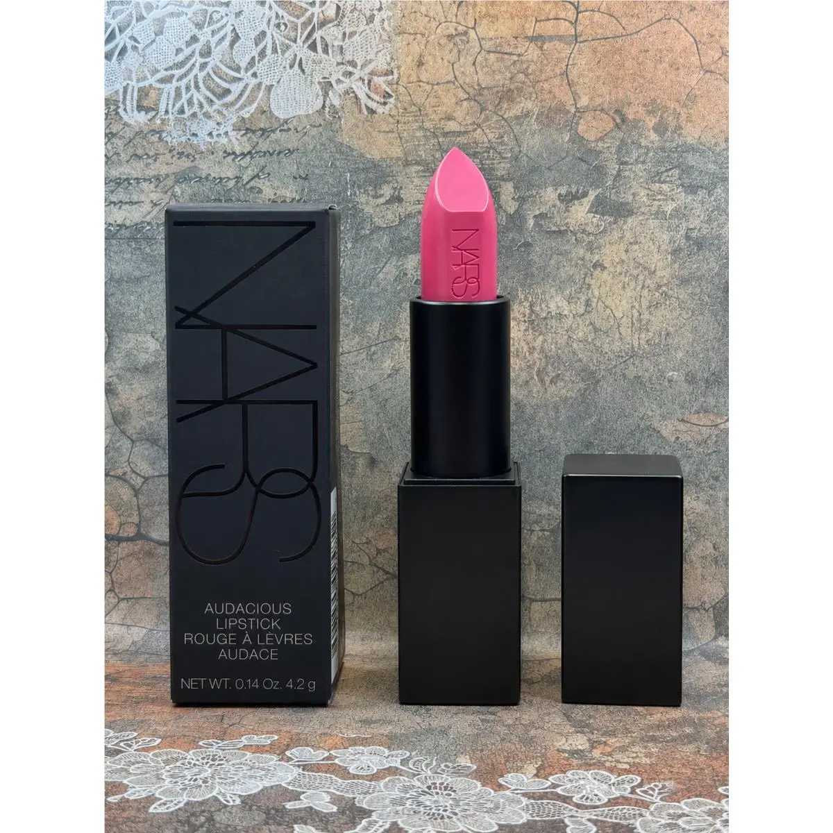 Nars Audacious Lipstick Marisa Full Size 0.14 oz -nib