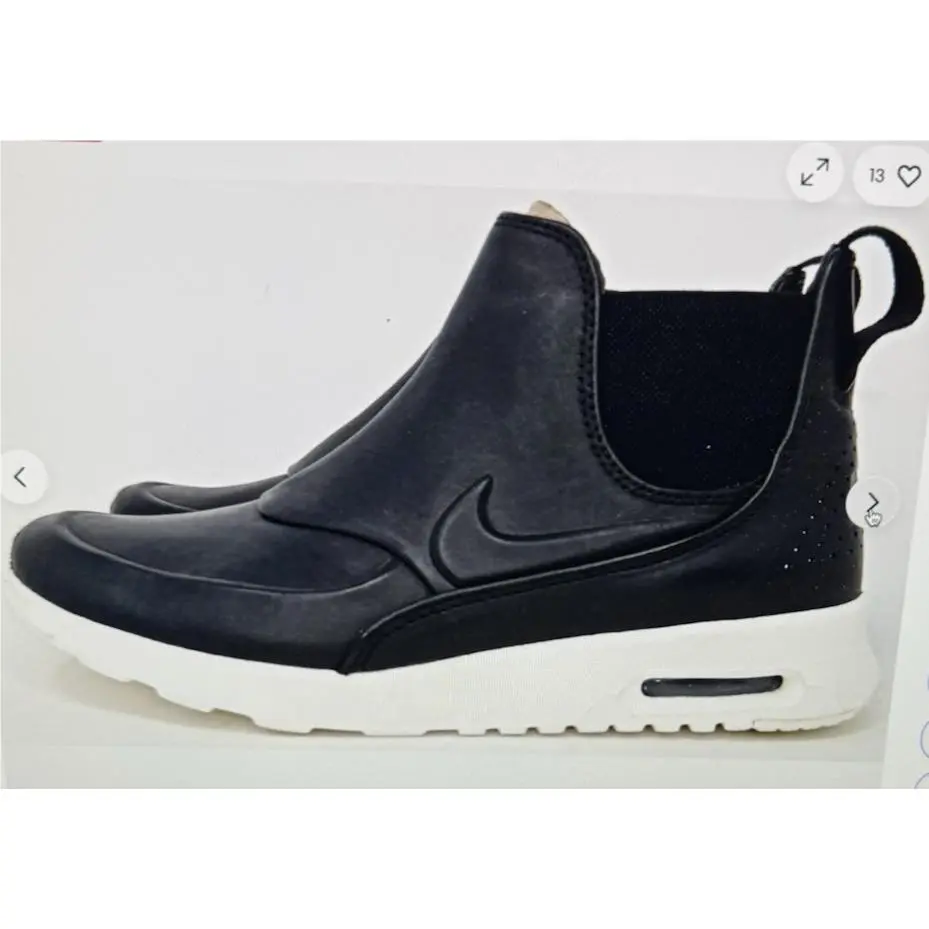Nike Air Max Thea Mid Boots Black Size 7 859550-001