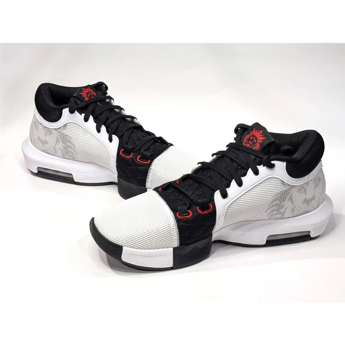 Nike Lebron Witness 8 White/black/red Men`s Basketball Shoes-assorted Sizes