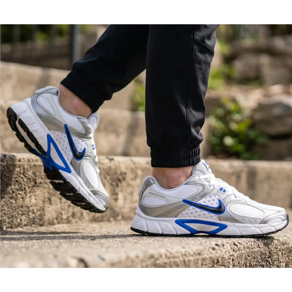 Nike Y2K Classic Athletic Sneakers Casual Shoes Mens White Blue All Sizes