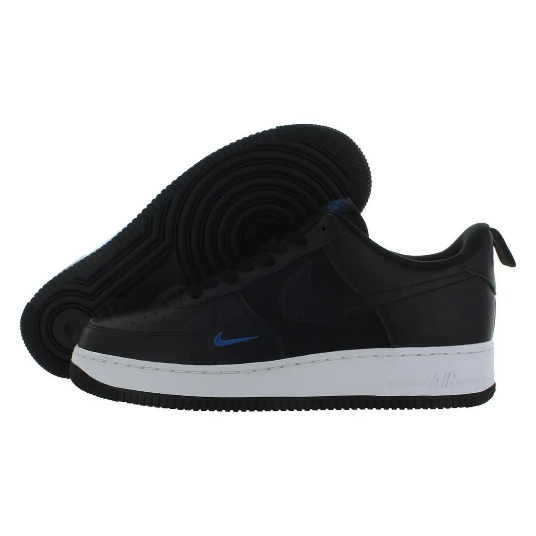 Nike Air Force 1 `07 Unisex Shoes Size 11.5 Color: Black/black/court Blue/white
