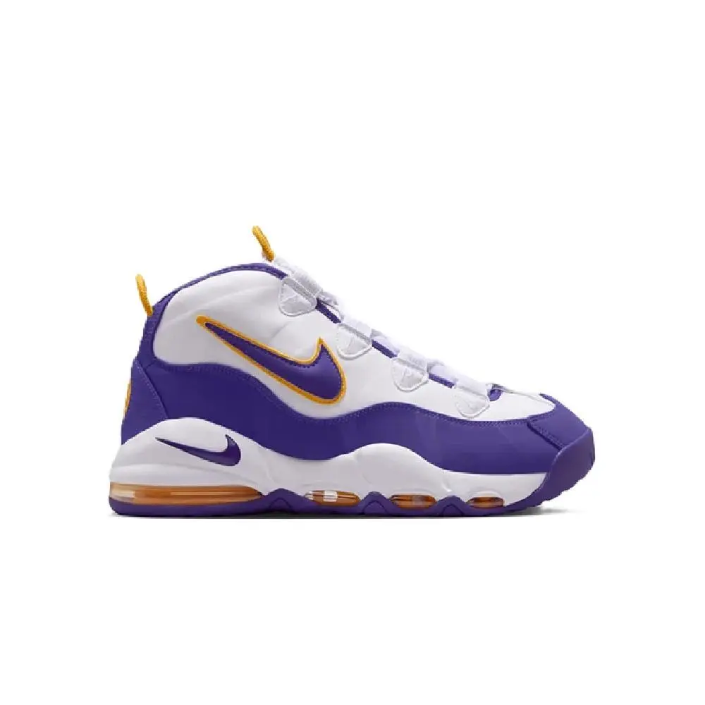 Men`s Nike Air Max Uptempo Lakers White/court Purple-white-white 311090 103