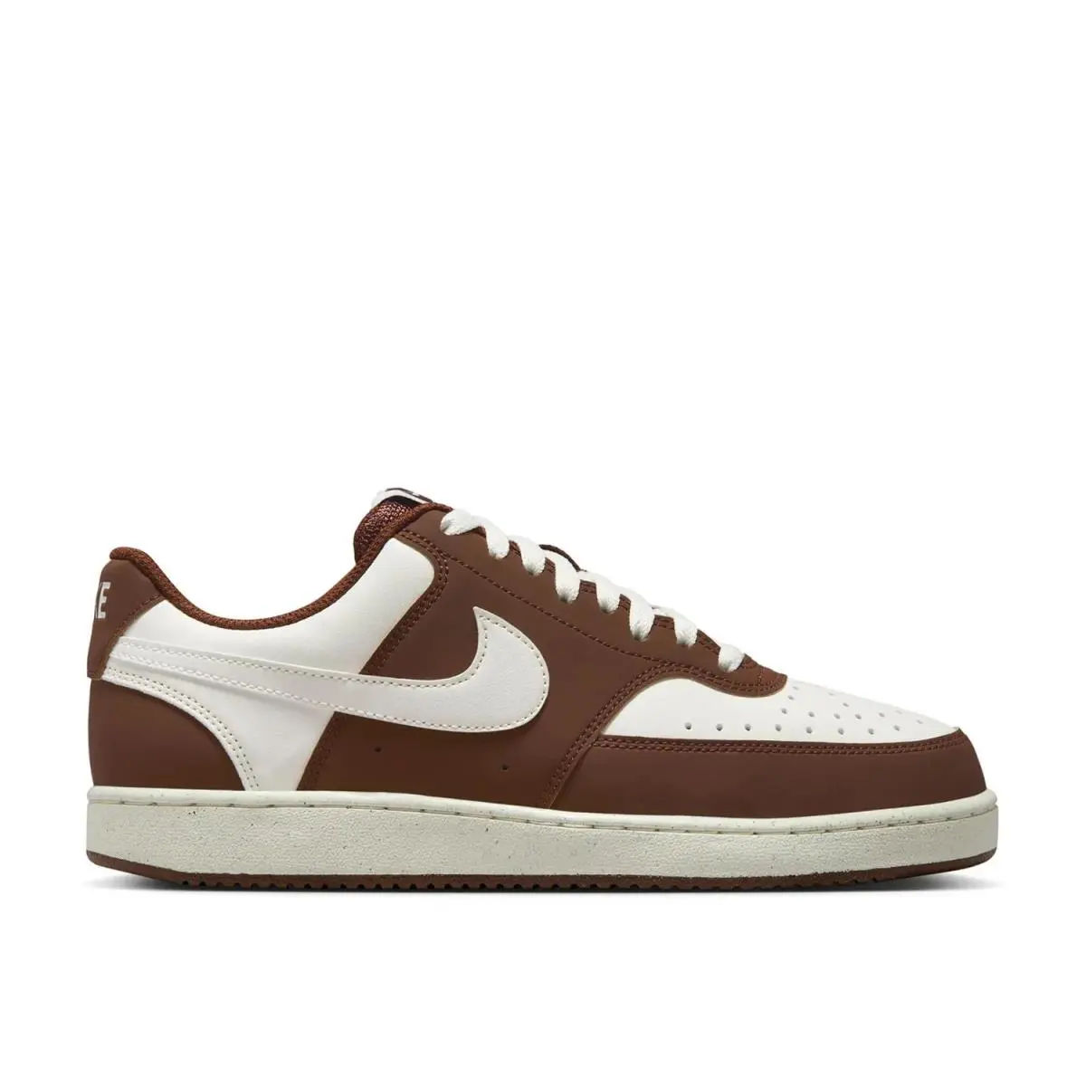 Woman`s Fashion Sneakers  Court Vision Sneaker Brown/White by Nike