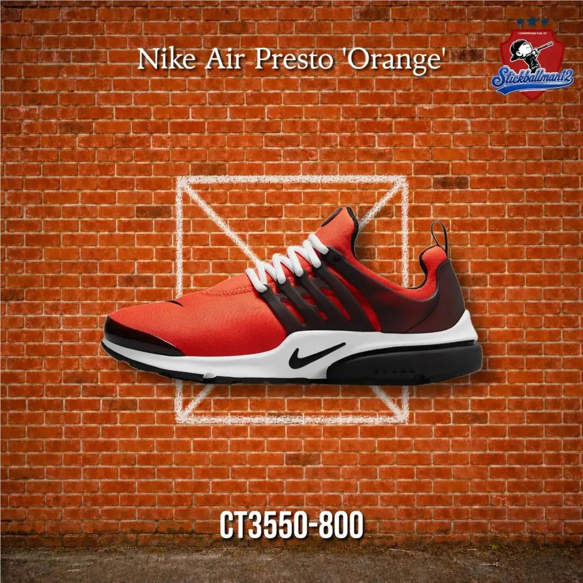 Nike Air Presto Orange CT3550-800 - Multicolor