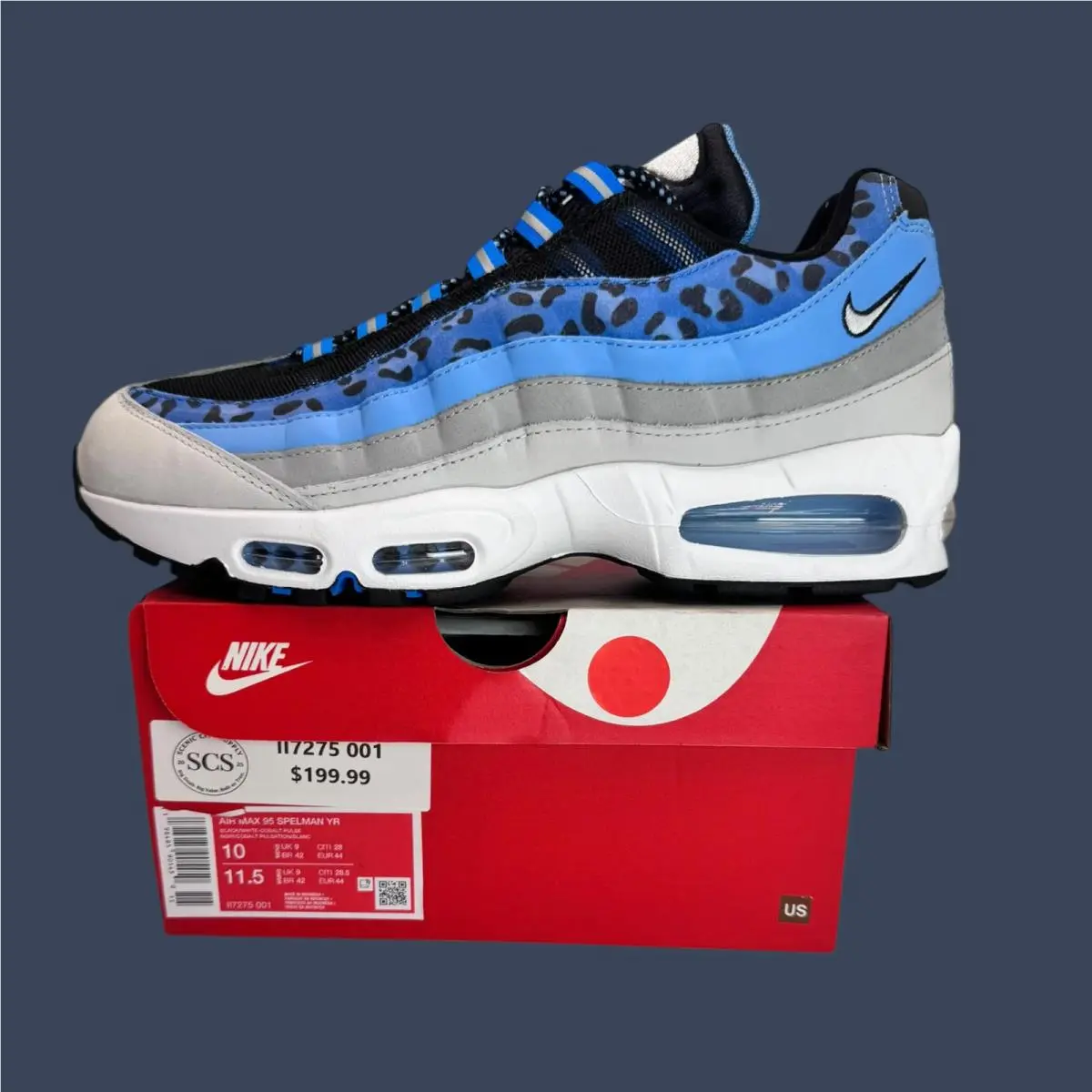 Nike shoes - Nike Air Max 95 Spelman Black/Cobalt Pulse – II7275-001 5