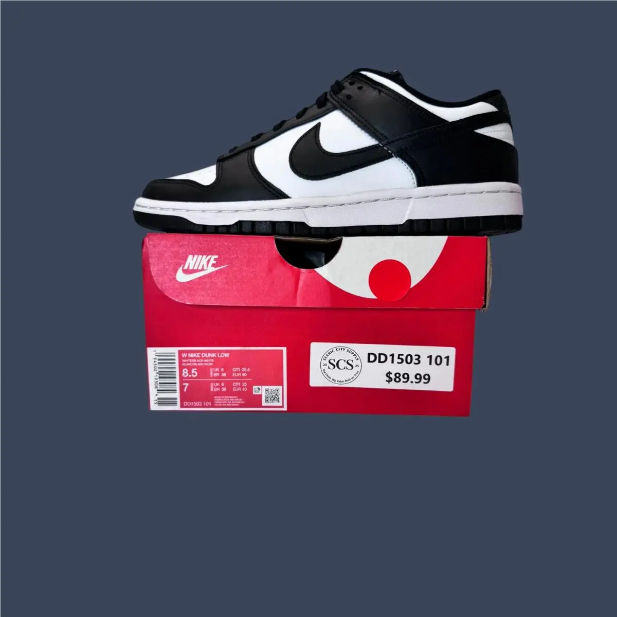 Nike shoes - Women’s Nike Dunk Low White Black DD1503-101 5