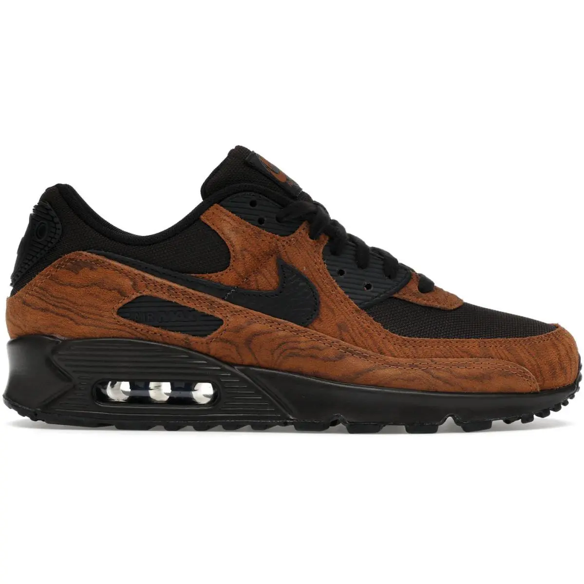 Nike Air Max 90 Premium Light British Tan Velvet Brown - IQ0283-281