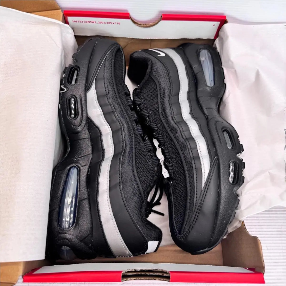 Nike shoes - Nike Air Max 95 BB LTR GS Black Metallic Silver – II4130-013 6