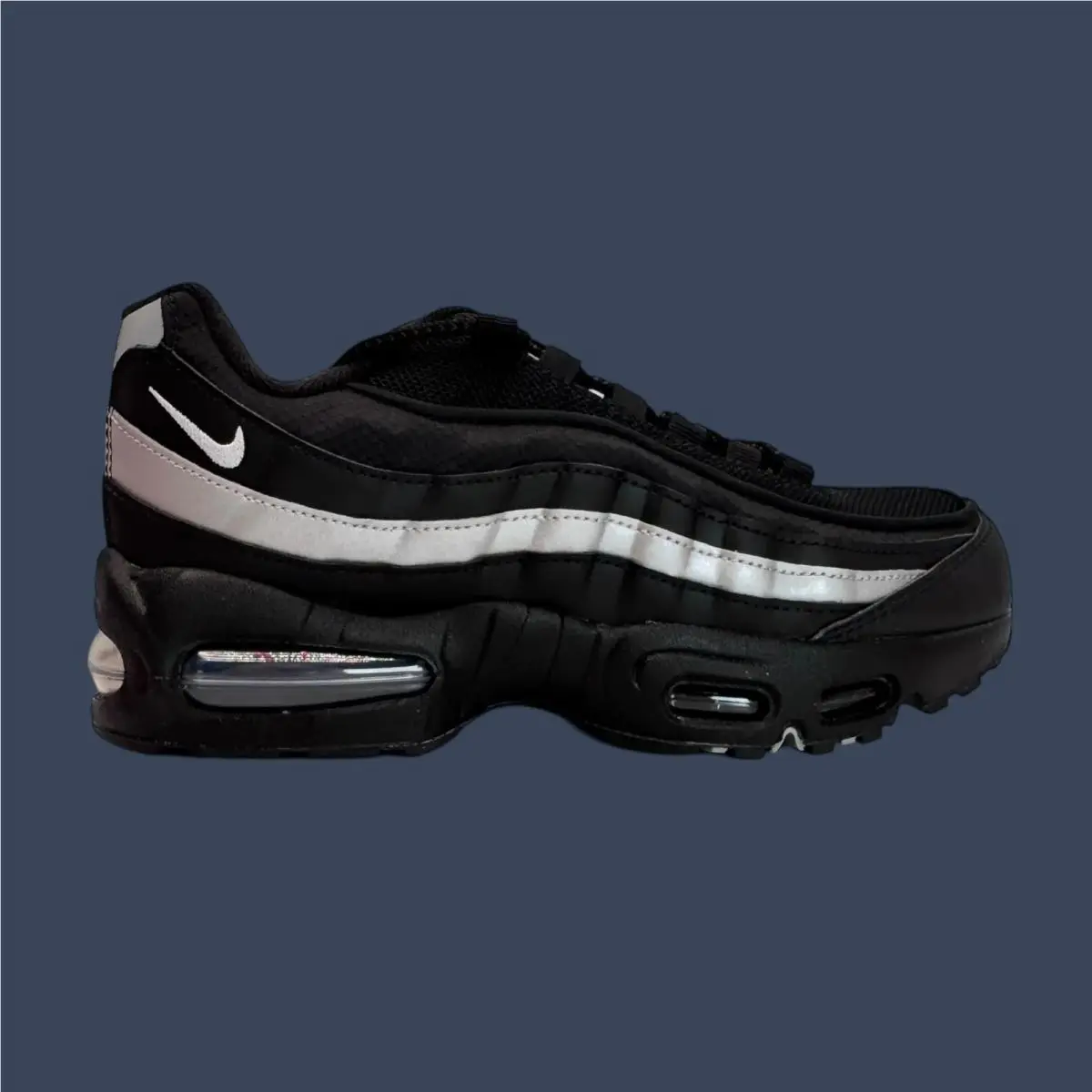 Nike shoes - Nike Air Max 95 BB LTR GS Black Metallic Silver – II4130-013 9