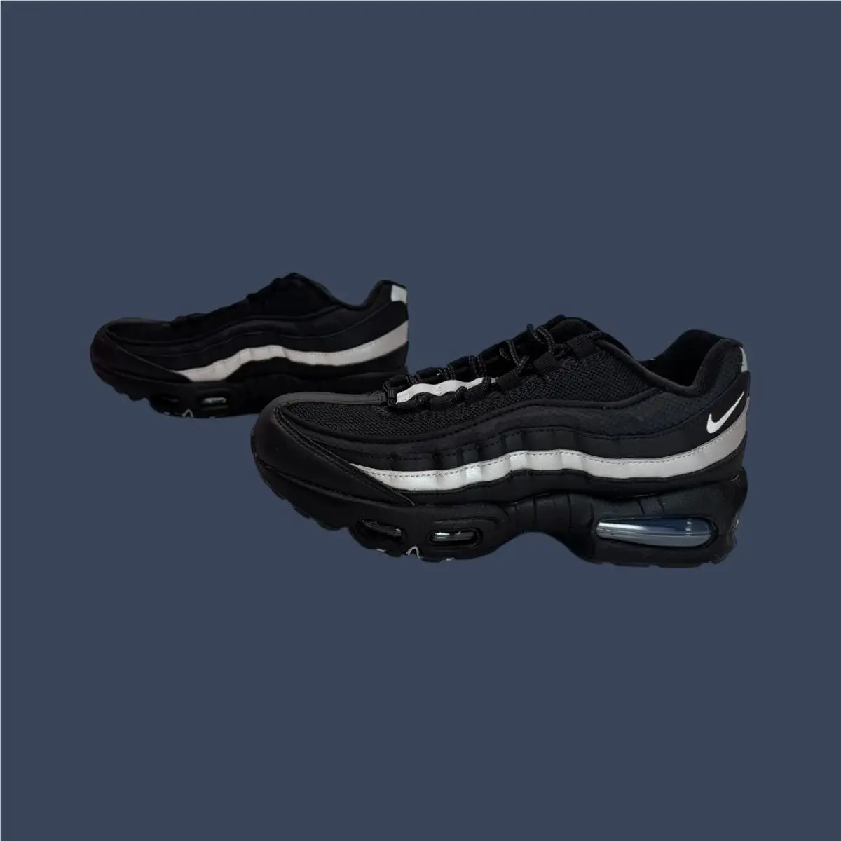 Nike shoes - Nike Air Max 95 BB LTR GS Black Metallic Silver – II4130-013 13