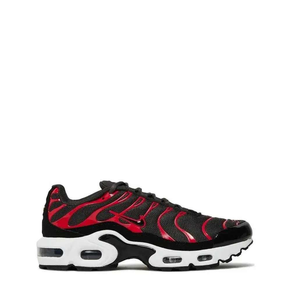 Nike Air Max Plus Medium Ash Black Siren Red GS Shoes CD0609-200