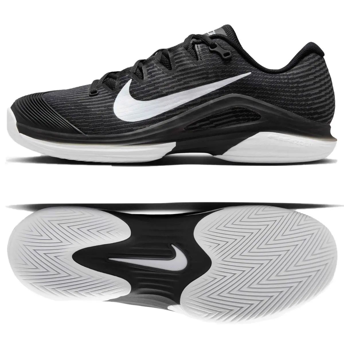 Nike shoes - Nike Zoom Vapor 12 HC - FV5554-001 - Black/Dark Smoke Grey/White 8
