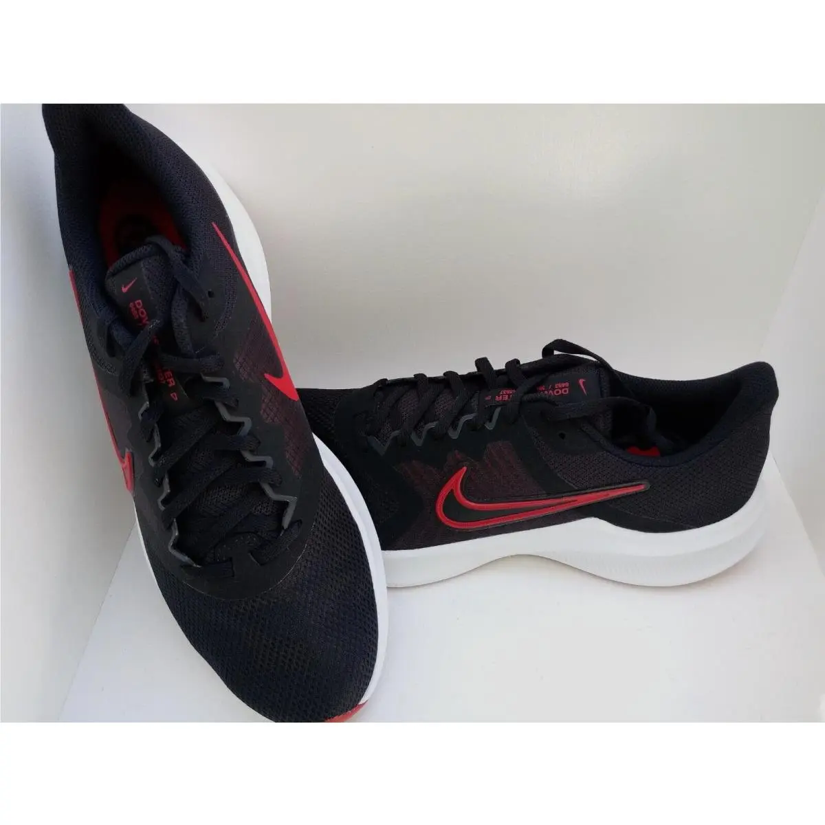 Nike shoes - Nike Downshifter 11 - Downshifter - CW3411-005 - Black/University Red/White 8