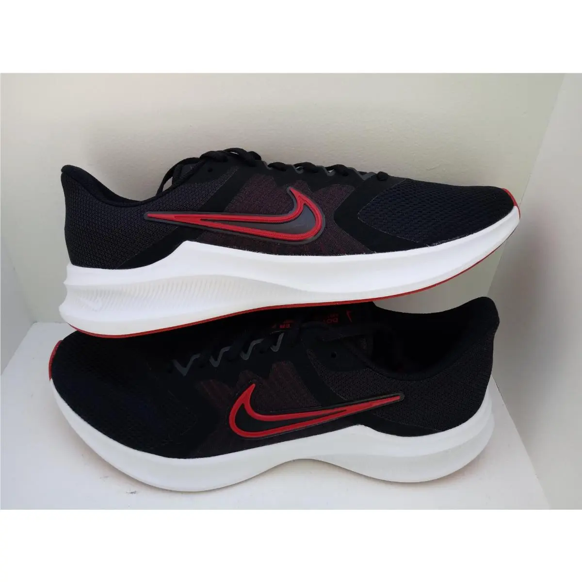 Nike shoes - Nike Downshifter 11 - Downshifter - CW3411-005 - Black/University Red/White 7