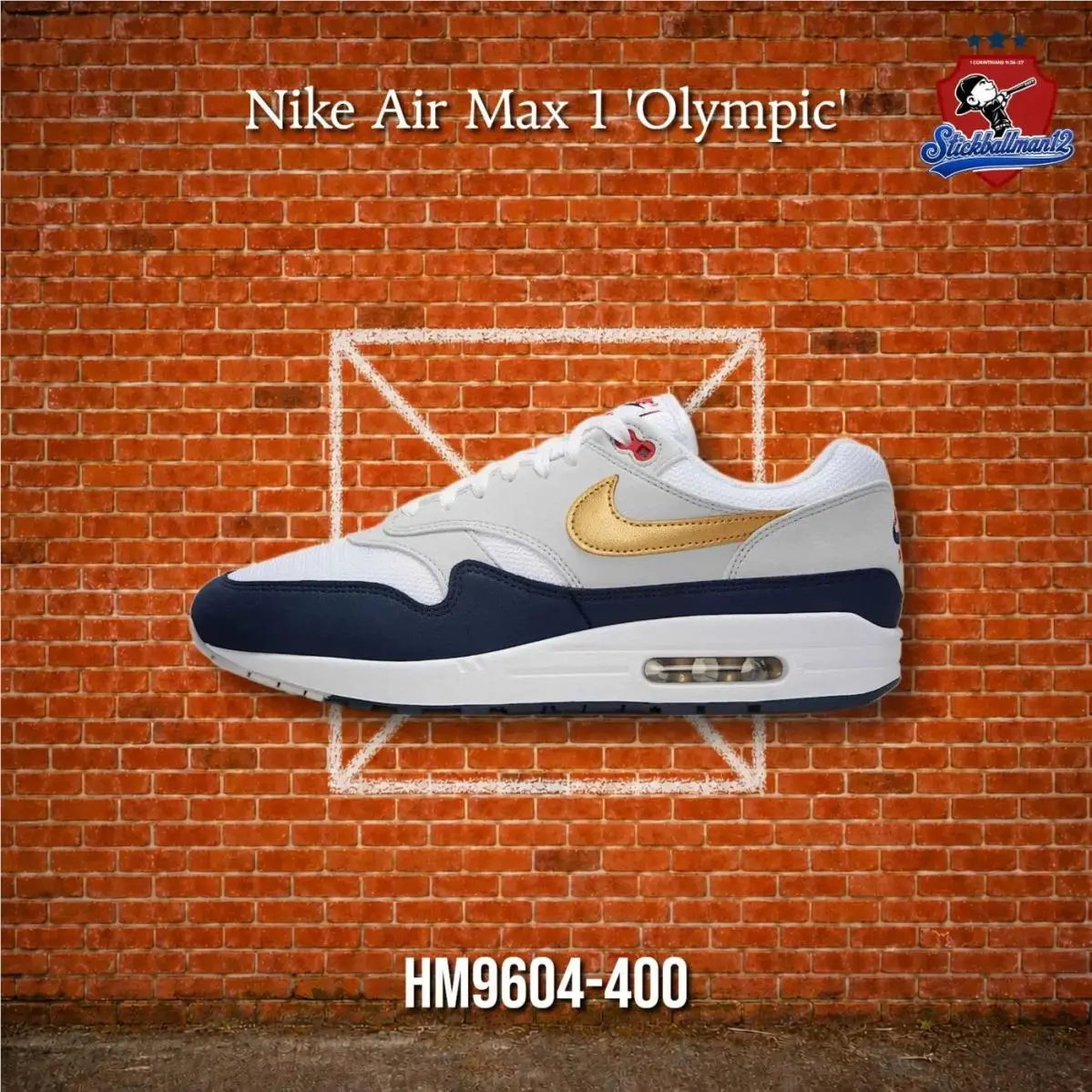 Nike Air Max 1 Olympic HM9604-400 - Multicolor
