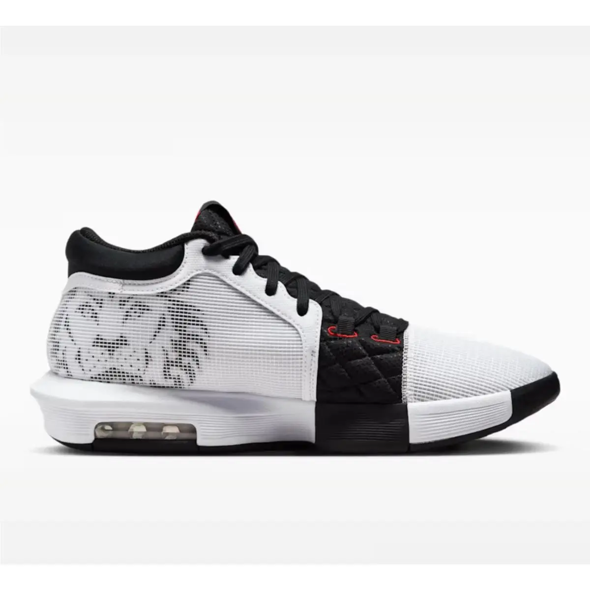 Nike shoes - Nike LeBron Witness - LeBron Witness - FB2239 103 - WHITE BLACK UNIVERSITY RED 5