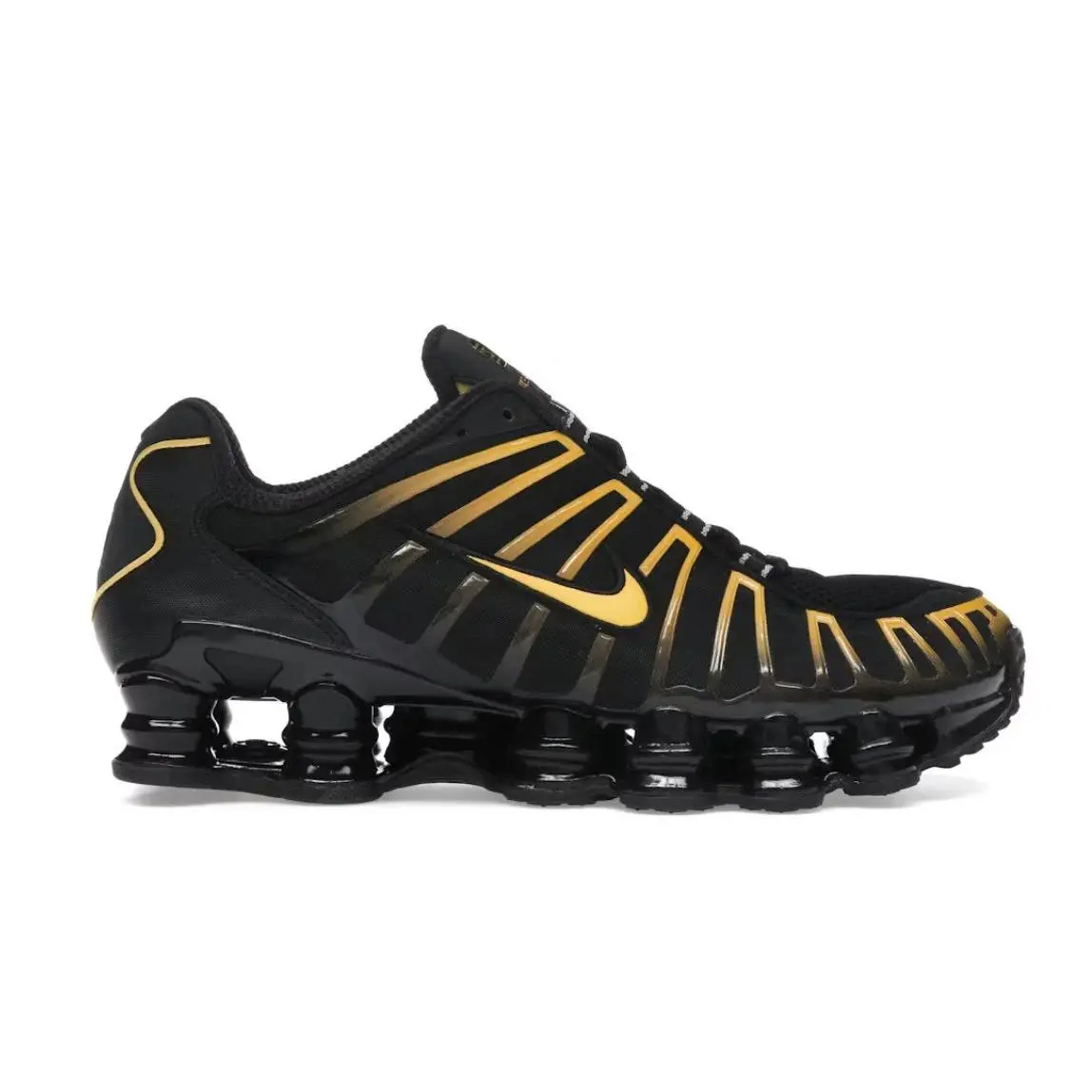 Nike Shox TL Black University Gold - AV3595-013 - Multicolor