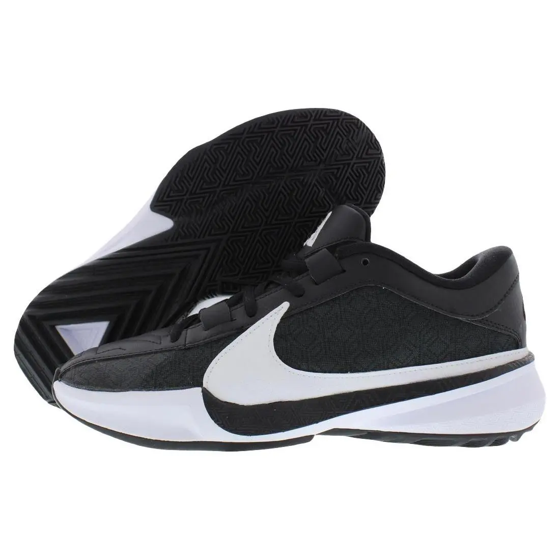 Nike Zoom Freak 5 TB Unisex Shoes - Black/White/Black, Main: Black