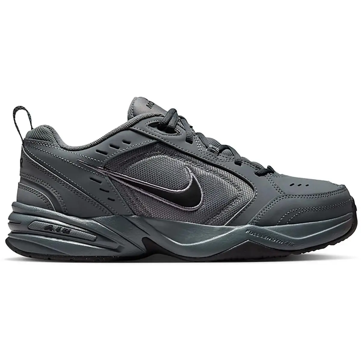 Nike Air Monarch IV Running Casual Shoes Sneakers Grey Gray Black 415445 020