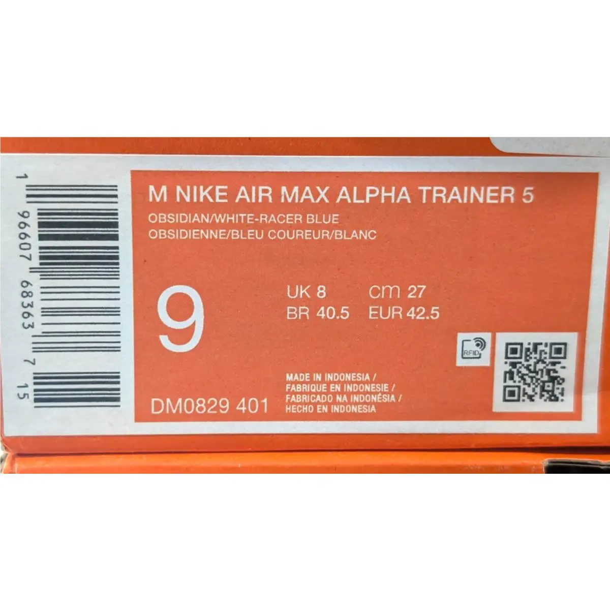 Nike shoes - Nike Air Max Alpha Trainer 5 - DM0829-401 - Obsidian/White/Blue 18