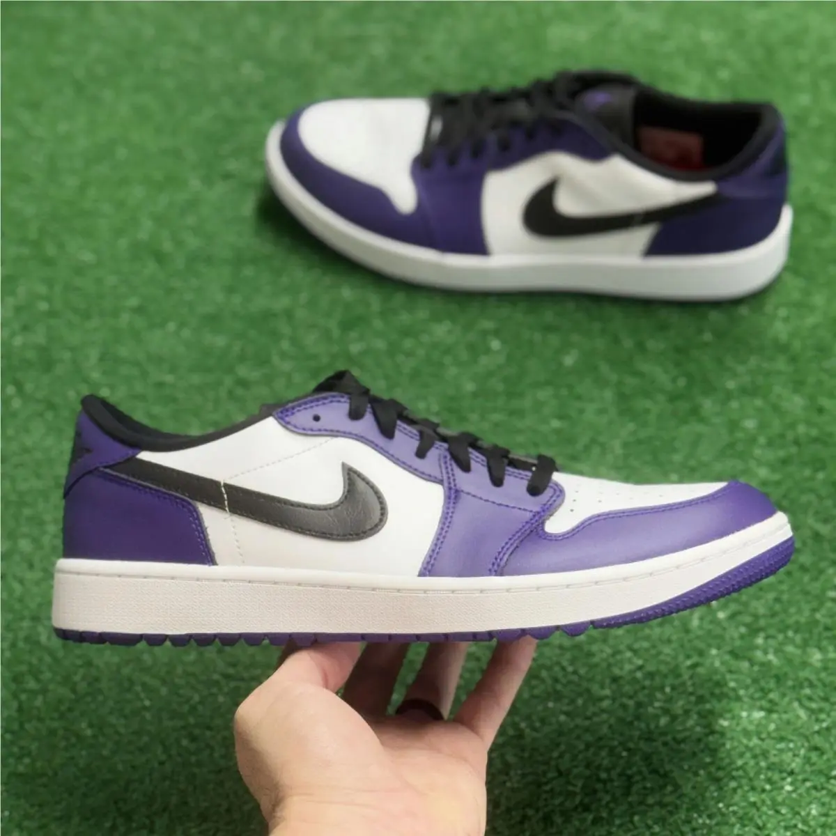 Nike Jordan 1 Retro Low Golf Court Purple Mens DD9315-105 Sz 12
