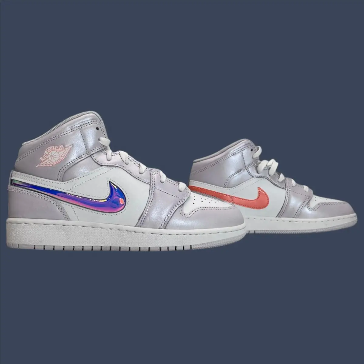 Nike shoes - Air Jordan 1 Mid Barely Grape/Atomic Pink – IM4419-500 13