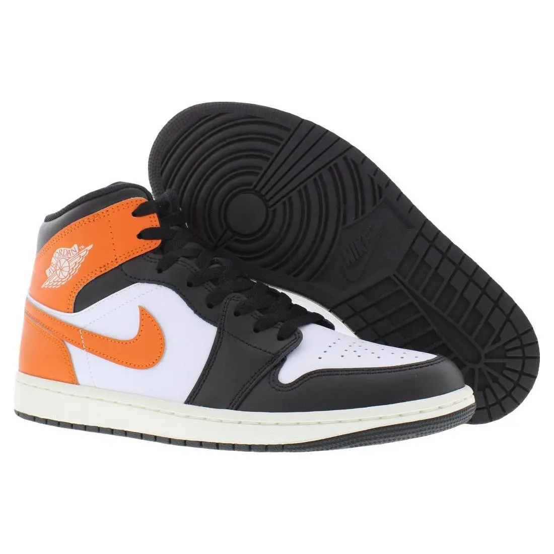 Nike Air Jordan 1 Mid Leather Mens Shoes