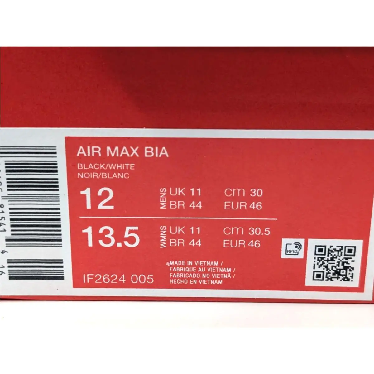 Nike shoes - Nike Air Max Bia - Air Max Bia - IF2628-101 - Black/White 20